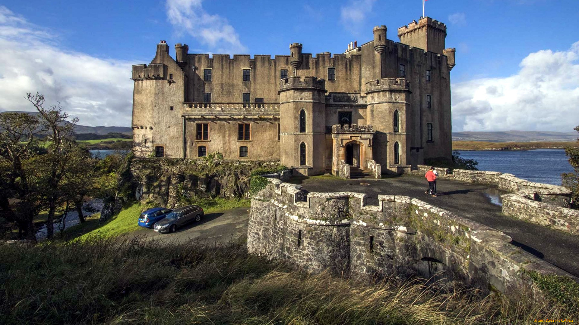 dunvegan castle, scotland, ,  , dunvegan, castle